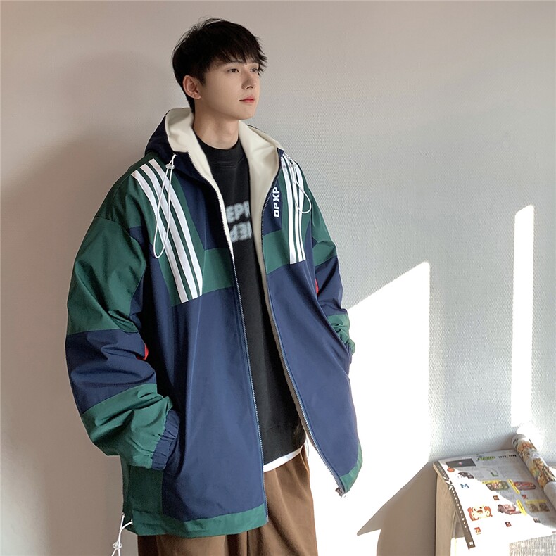 2025秋冬拼色内里羊羔毛夹克棉服M2003/P108控138(薄款P98控128）,男装夹克,电商A148