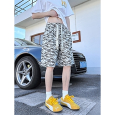 DK50001-P20短裤男女夏季新款休闲冰丝沙滩中裤宽松百搭五分裤，男装牛仔裤，电商A178