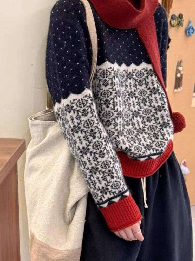 2025年秋季时尚百搭通勤简约休闲圆领套衫，女装羊绒衫，初婷羊绒