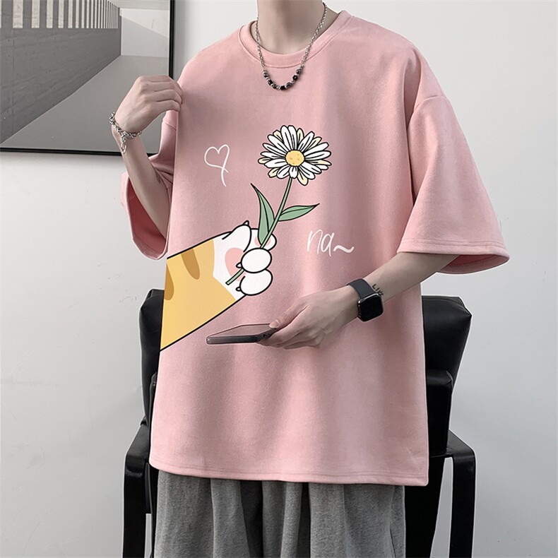 麂皮绒短袖t恤男大码半袖男JD82265-P25,男装T恤,电商A040