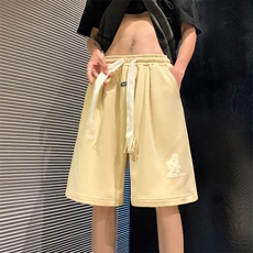2026夏季直筒短裤ins运动休闲裤潮流宽松夏季五分卫裤XD22897-P45，男装牛仔裤，电商A042