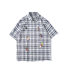 特P38无差价新款夏季时尚百搭衬衫-HC2228日系白底现货，男装衬衫，电商A003
