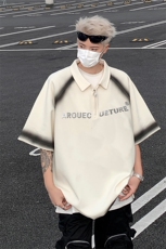 polo衫短袖t恤男夏季宽松休闲半拉链体恤衫XZ514-2-202483-P63，男装T恤，星座514-2(原B239)