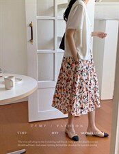 碎花半裙，女装半身裙，TVMV(3F)