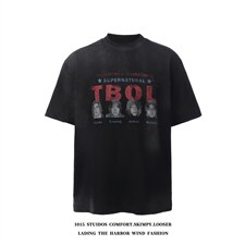 (重磅350克双纱)洗水做旧宽松圆领情侣短袖T恤 1015-T611-P65,男装T恤,四季星座1015, (重磅350克双纱)洗水做旧宽松圆领情侣短袖T恤 1015-T611-P65,男装T恤,四季星座1015,