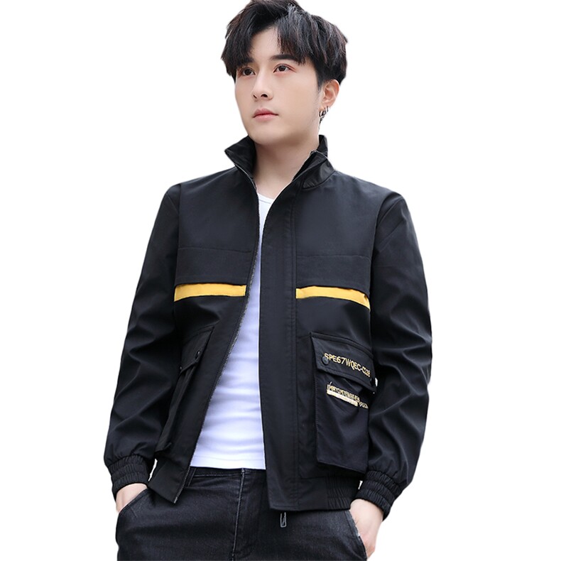外套男士夹克韩版潮流2021春秋款工装休闲ins透气新款JK151-P60,男装夹克,星座1206（原A206）