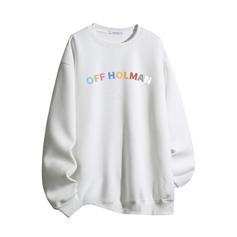 得物供货、复合重磅420克现货圆领卫衣宽松HD019-1-HMY406-P35，男装卫衣，电商019-1