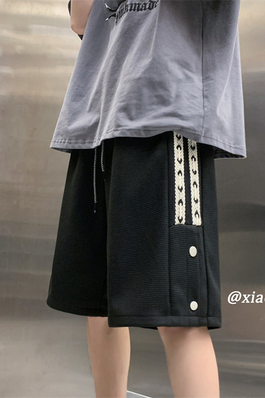 XZ616夏季新款华夫格织带扣子休闲短裤五分裤TY829P35控48,男装休闲裤,星座512A（原616）