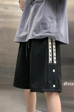 XZ616夏季新款华夫格织带扣子休闲短裤五分裤TY829P35控48，男装休闲裤，星座512A（原616）