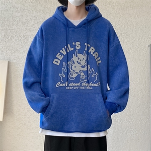 秋季港风连帽卫衣男宽松长袖打底衫外套XZ214-8 Y289 P38图片
