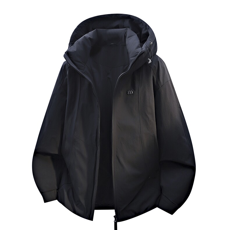 M-4XLB3539938P220灰连帽2025冬羽绒服145-181g有,男装羽绒服,电商B353