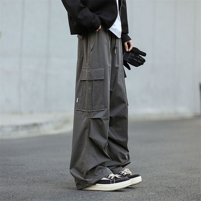 903-SK16 -特P55 S-3XL 工装裤 【卡其 军绿  灰色  黑色 】2图片