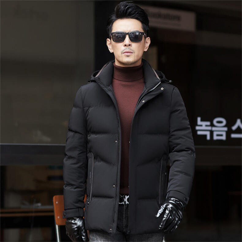 ZMS-M8603新款冬季男士羽绒服可脱卸帽保暖外套修身大衣，男装羽绒服，电商B360