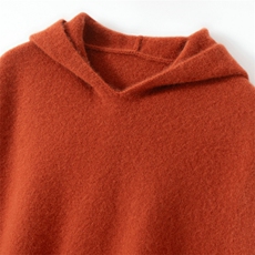 2025年秋季时尚百搭通勤简约休闲连帽双股马甲，女装马甲，朝思纯山羊绒