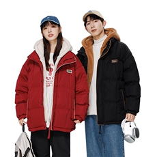 高品质23秋冬假二件红色加厚连帽棉衣学生班服团服MY869P105，男装棉衣，星座1602B（原101B-1）