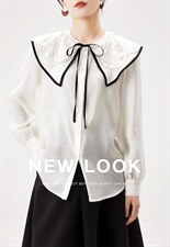 仙气满满的衬衫韩版长袖修身显瘦，女装衬衫，米高