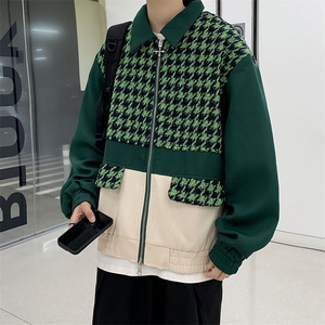 2023新款小香风外套春秋季美式复古潮牌夹克棒球服 W7830-P67图片