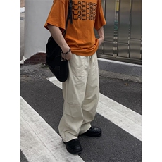 复古基础降落伞工装裤中性百搭抽绳松紧腰休闲裤男KG07，男装休闲裤，星座1116A（原606A-3）