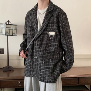 1小香风港风西服男休闲大码情侣西装男外套XF8746P95控128图片