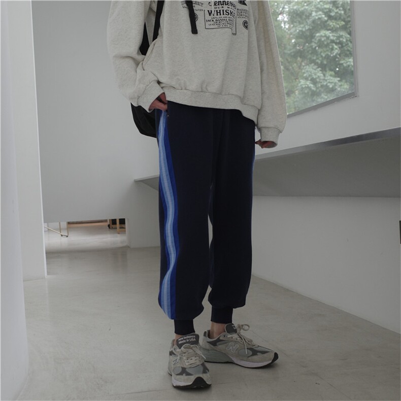 针织裤男卫裤宽松韩版潮流束脚休闲裤202-7-G,男装休闲裤,星座1302