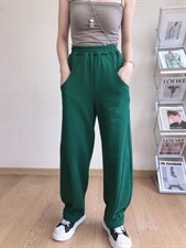 加绒针织拖地阔腿裤，其它，1+1 MAIN ROAD