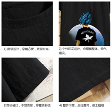 YT26154-P30亚短袖t恤男大码五分袖男宽松七分袖砖墙挂拍，男装T恤，电商A040A