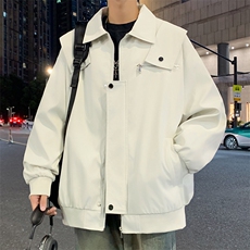 秋季男士立领美式休闲大码夹克外套J05-P55控108，男装夹克，星座209