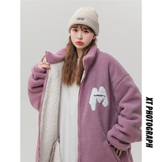 羊羔毛棉衣外套加厚棉服夹克厚港风日系棉袄1016-1W57P118K158，男装夹克，星座1016-1（原电商B408-1）