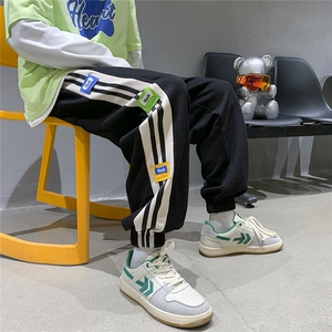秋季新款休闲裤束脚裤宽松运动裤D329-QM1110-P55-控68图片