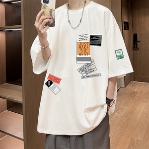 华夫格t恤男短袖男大码五分袖 酒店风 HT73121-P22图片