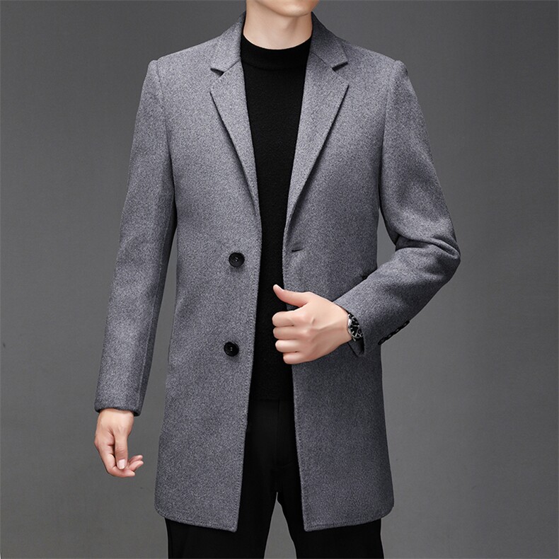 SJMS9923秋冬2023年男士新款双面呢大衣羊毛外套呢子外套P480,男装毛呢大衣,电商B360