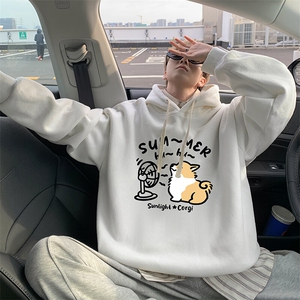 连帽卫衣男大码胖子帽衫大号运动服WY2420-P35图片
