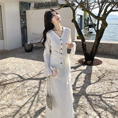 【现货】春季新品定制轻熟气质带流苏三件套2C300-2570-P165-K268，女装套装/套裙，2C300