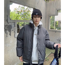 现货美式高街休闲夹克冬季立领纯色三防户外工装加厚棉服外套，男装夹克，电商A443