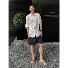 修身韩版百搭显瘦衬衫衬衣外套D328-C9950-P35特，男装衬衫，电商D328