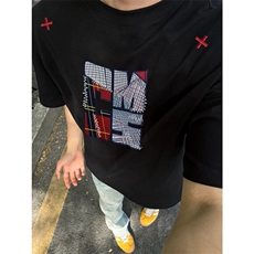 刺绣短袖ZX0169-P35，男装T恤，星座313A(原308A-2)