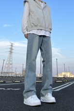 A178秋冬季牛仔裤男直筒修身显瘦百搭潮牌裤子740P40限价59，男装牛仔裤，电商A178