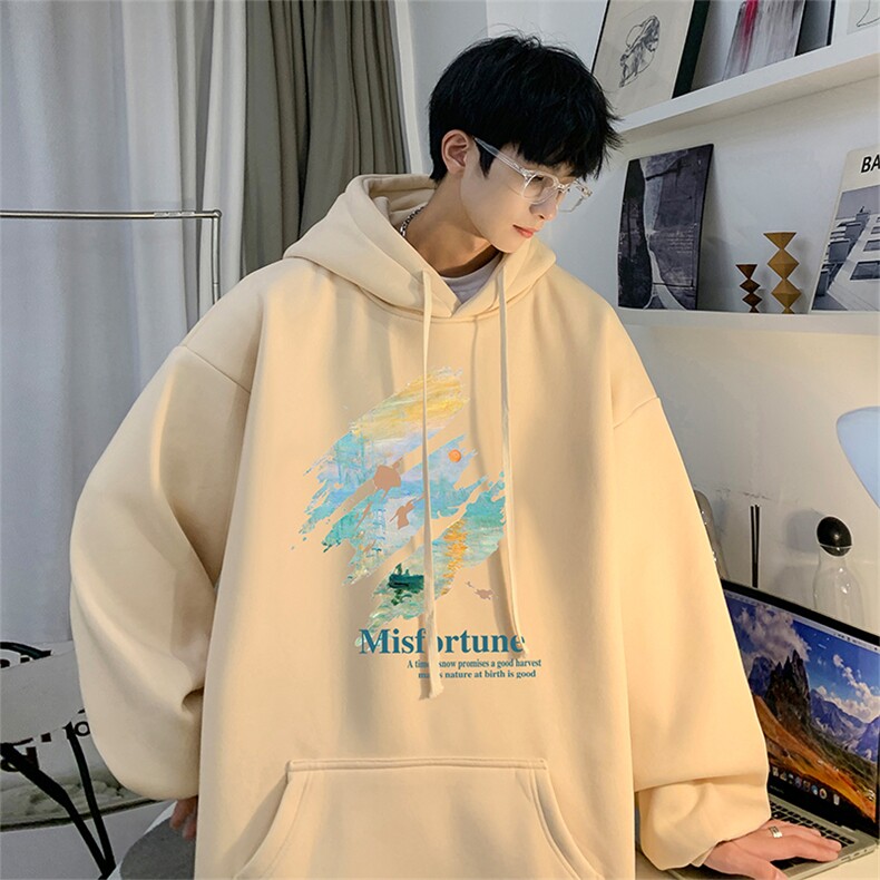 抖音得物供货可提供视频2024春季新款重磅美式卫衣DL1867,男装卫衣,电商A486