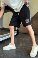 社会小伙夏季男士风刺绣条纹短裤时尚百搭五分裤C208-6803-P38，男装牛仔裤，电商C208