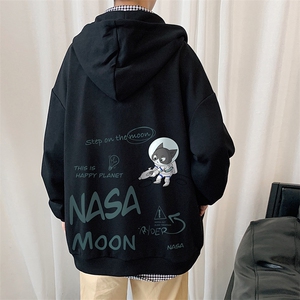 KS21187-P38 加绒-P43 连帽开衫卫衣男运动外套大码班服图片