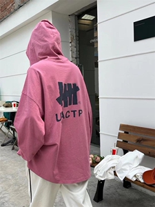 春季新款休闲连帽薄款卫衣图片