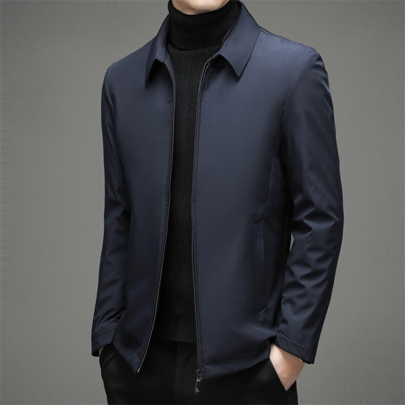 DZF01钱塘2020-3冬季厚款商务休闲简约中年男士羽绒服货稳P165,男装羽绒服,钱塘207-3
