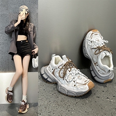 老爹鞋厚底做旧新款复古女运动脏脏鞋子女潮鞋学生，女鞋休闲鞋，电商A223