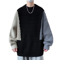 【新品】2025秋冬男士时尚休闲百搭针织毛衣潮流-M5110-P45，男装针织衫/毛衣，星座1105-1