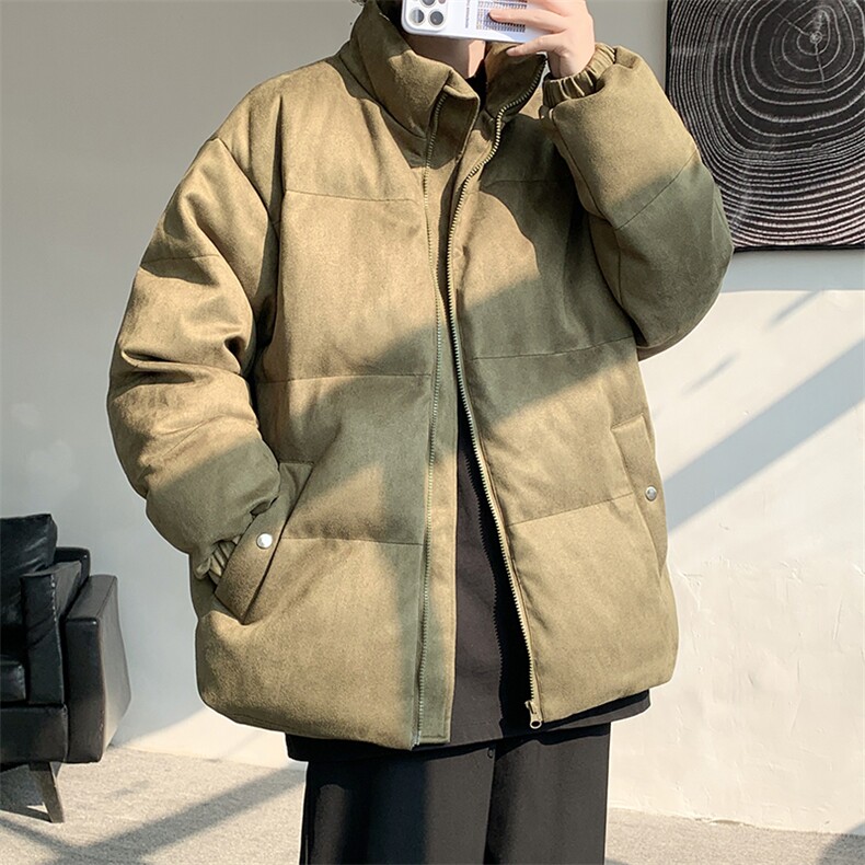 麂皮绒棉衣男大码立领棉袄子男羽绒棉服JM87301-P110,男装棉衣,电商A040