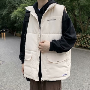男夏季百搭潮流时尚背心工装马甲棉衣 LS80 P55图片