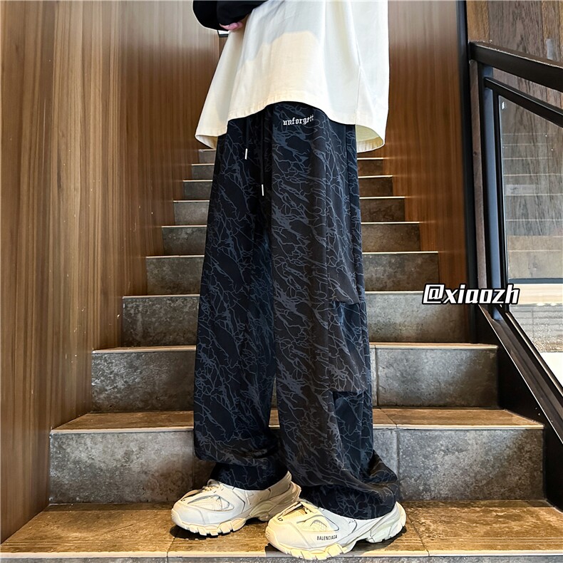 XZ616秋季重磅侧开双褶刺绣闪电纹灯芯绒长裤TY1023特P55控68,男装休闲裤,星座512A（原616）