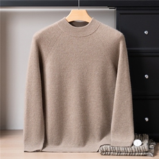 2025年秋季圆领青春流行套头长袖加厚休闲，男装针织衫/毛衣，戎禾素