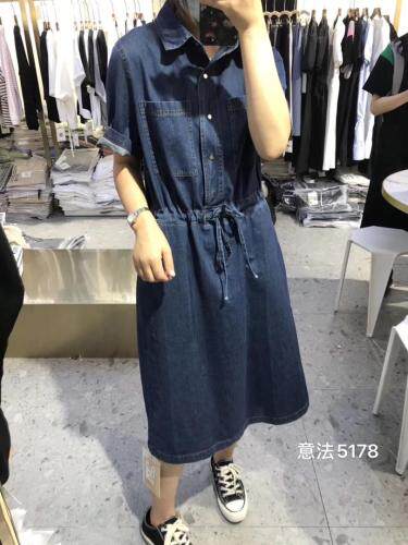 春夏款日韩风连衣裙，女装连衣裙，金子