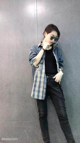 春装新款，女装，蓝帕